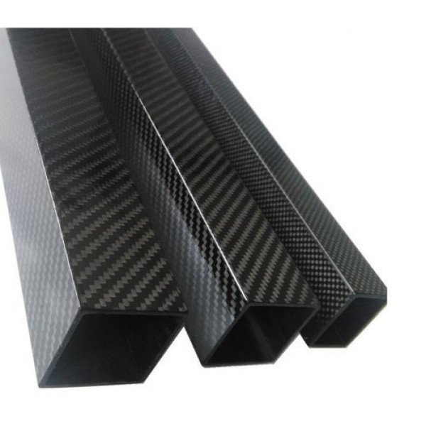 25mm Square Tube Carbon Fiber
